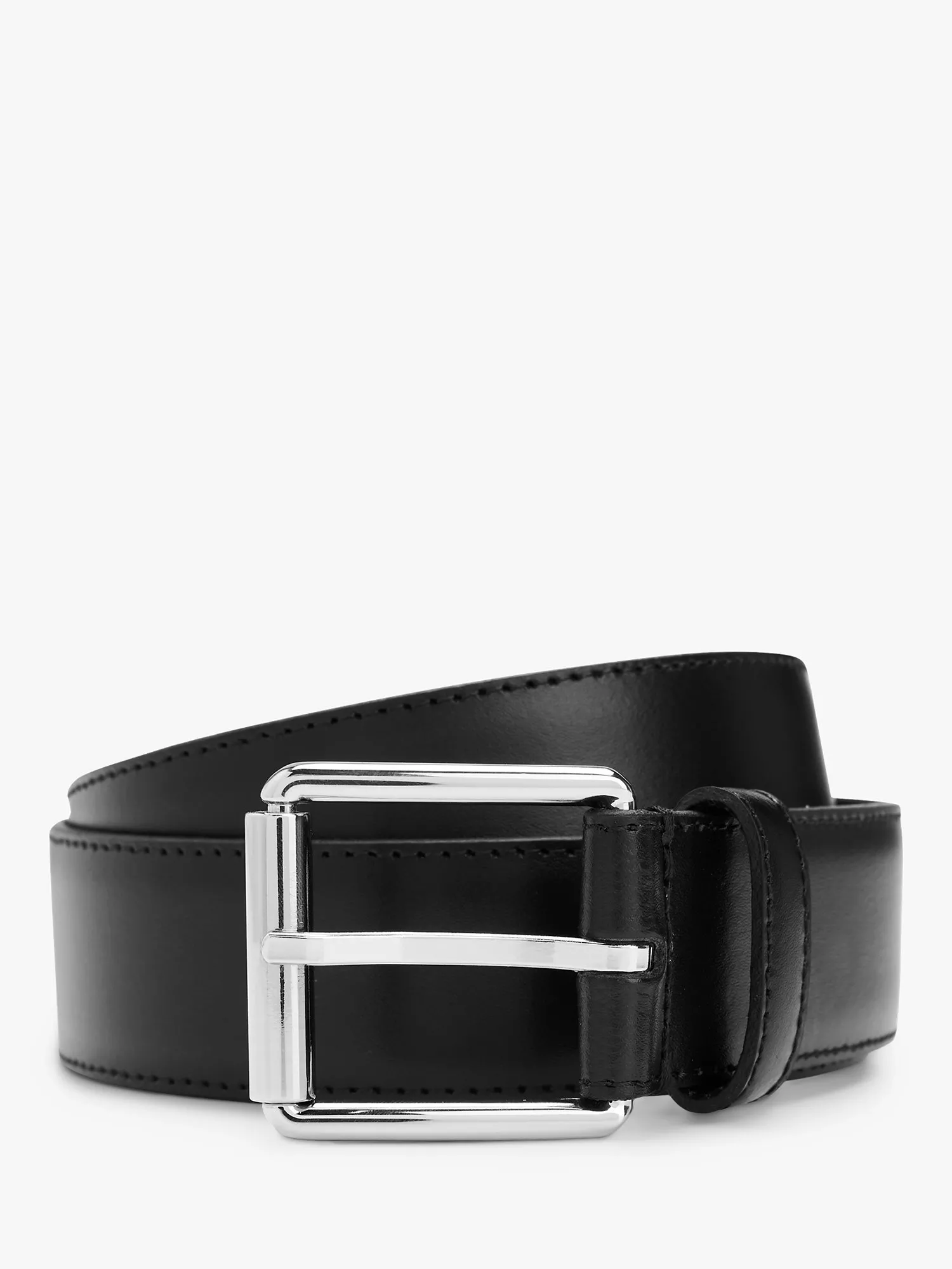 BOSS Leather Belt Black