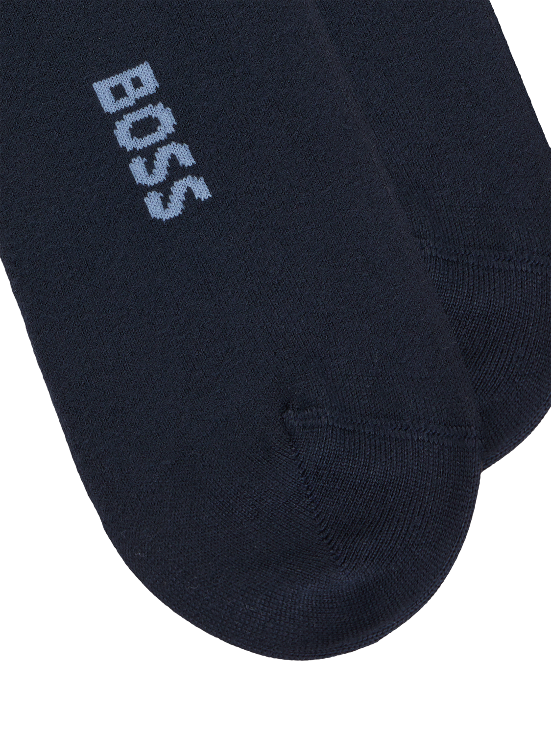 Product image 3 of 3, which shows BOSS Viscose Blend Trainer Socks, Pack of 2, Dark Blue, One Size
