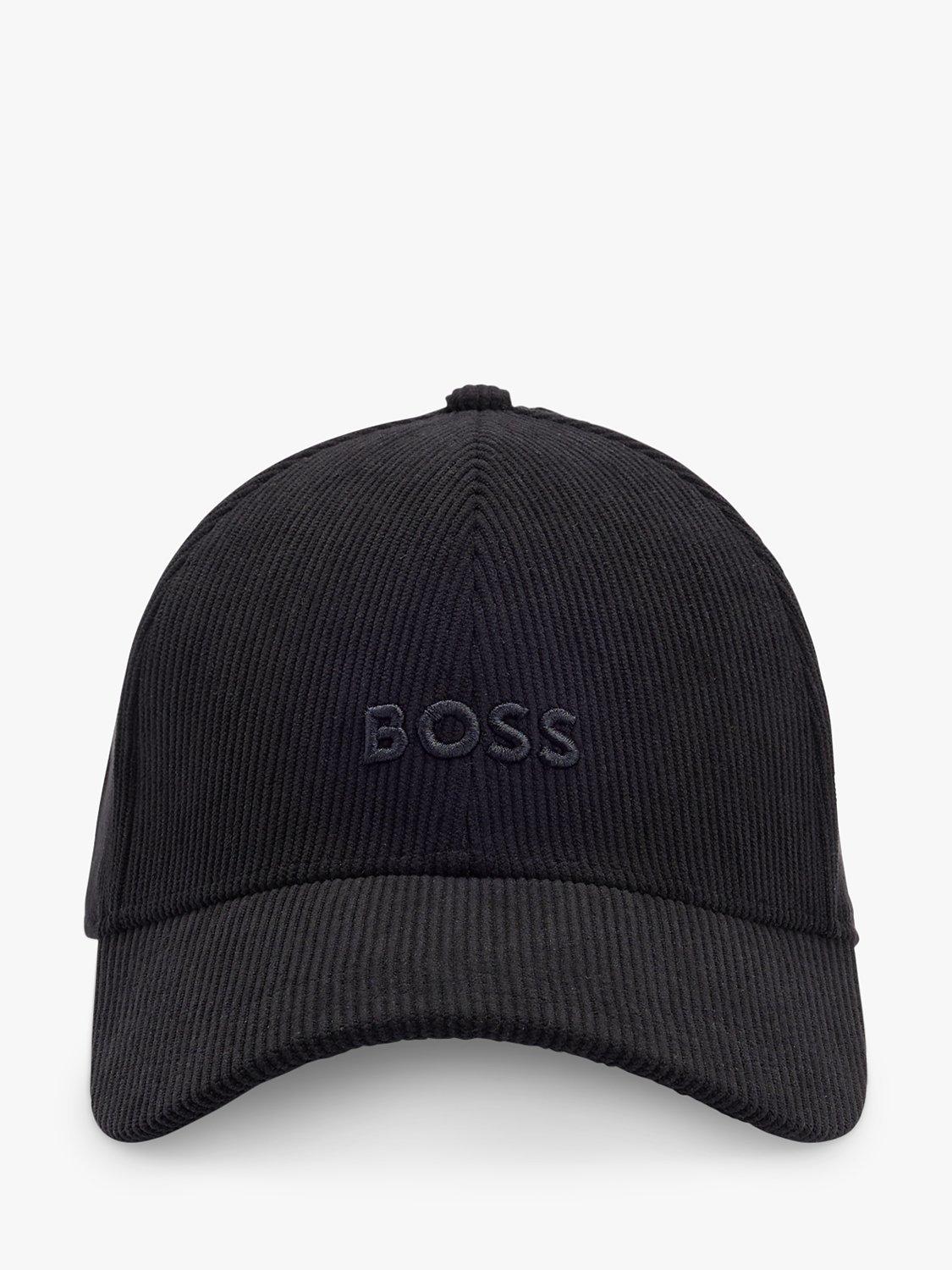 HUGO BOSS BOSS Corduroy Baseball Cap Black One Size