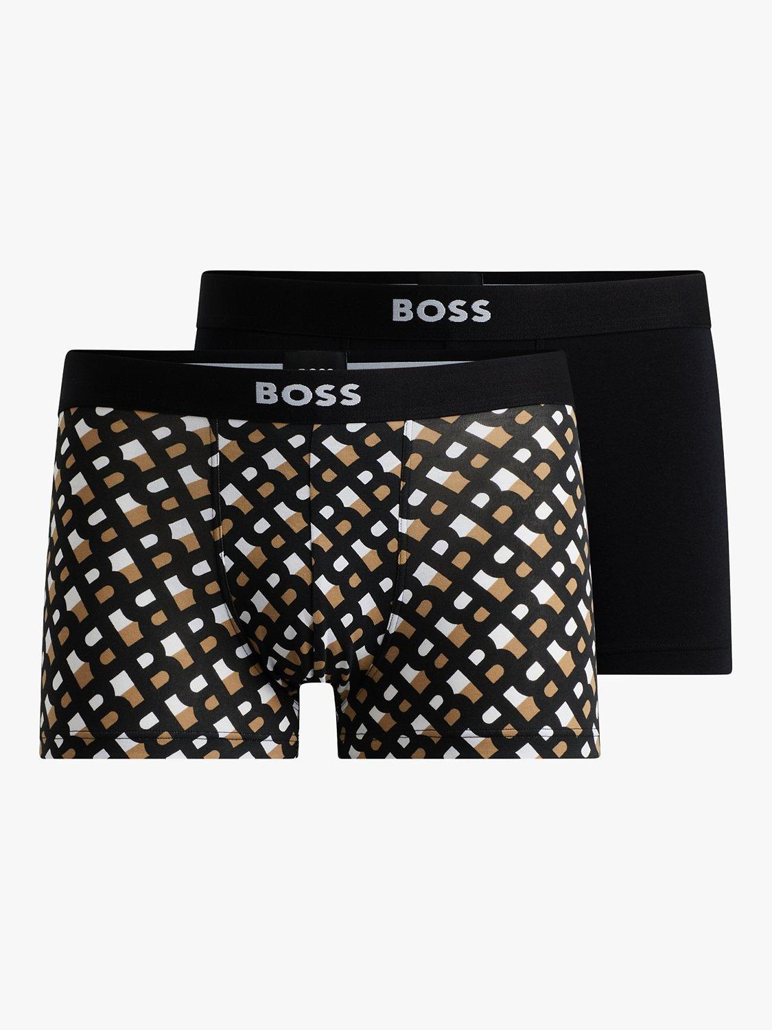 BOSS Logo Waistband Trunks, Pack of 2, Open Miscellaneous