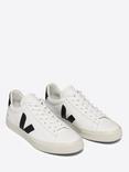 VEJA Campo Leather Trainers, Extra White/Black