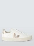 VEJA Campo Leather Trainers, Extra White/Platine