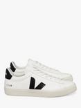 VEJA Campo Leather Trainers, White Black