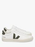Veja Campo Leather Trainers, White/Natural