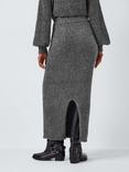 AND/OR Quinnie Sparkle Knit Skirt, Silver