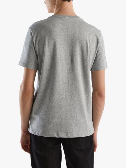 Benetton Short Sleeve T-Shirt - view 2, Grey