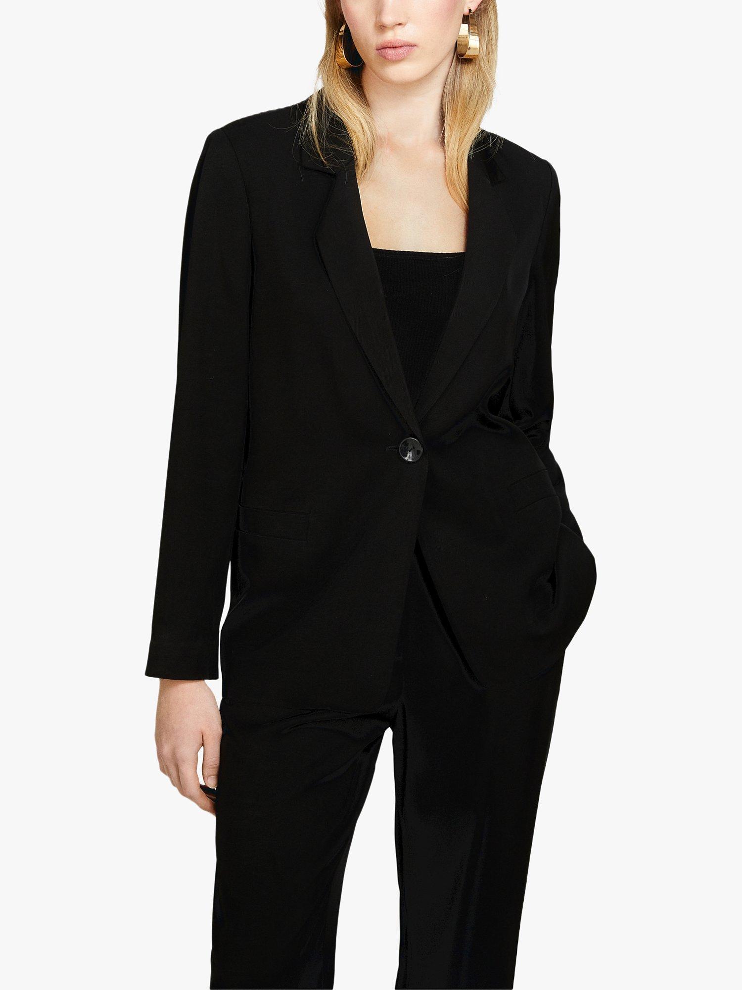 Product image 1 of 5, which shows SISLEY Single Breasted Blazer, Black, 10
