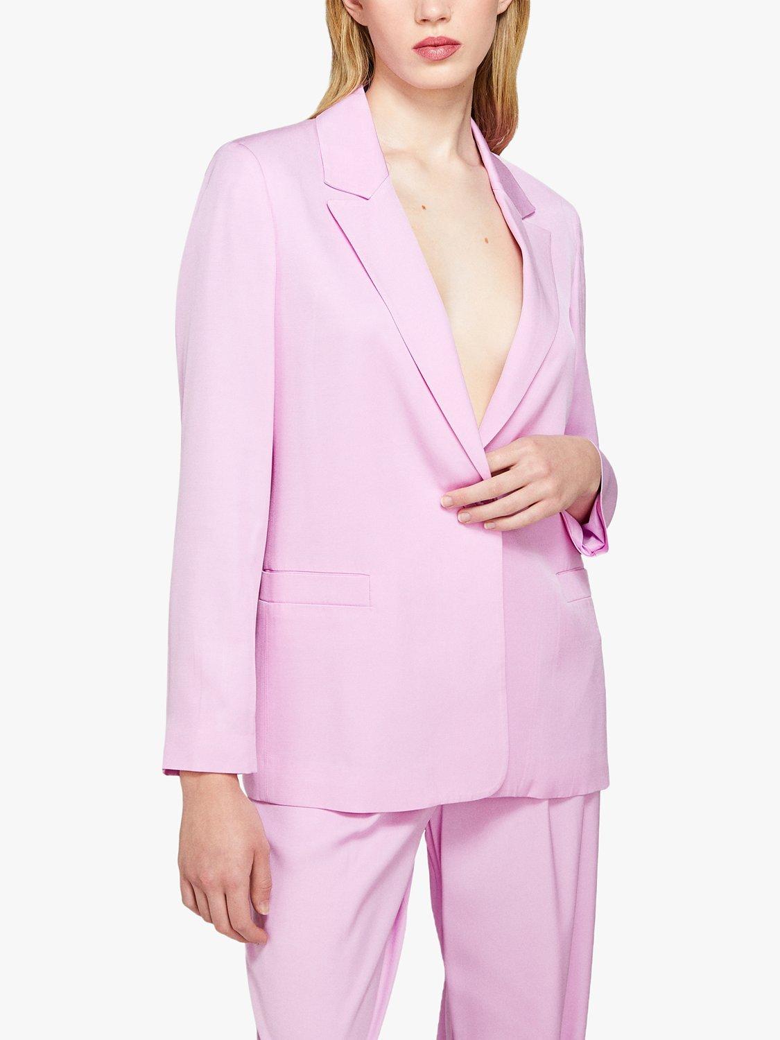 Product image 1 of 4, which shows SISLEY Single Breasted Blazer, Violet, 8