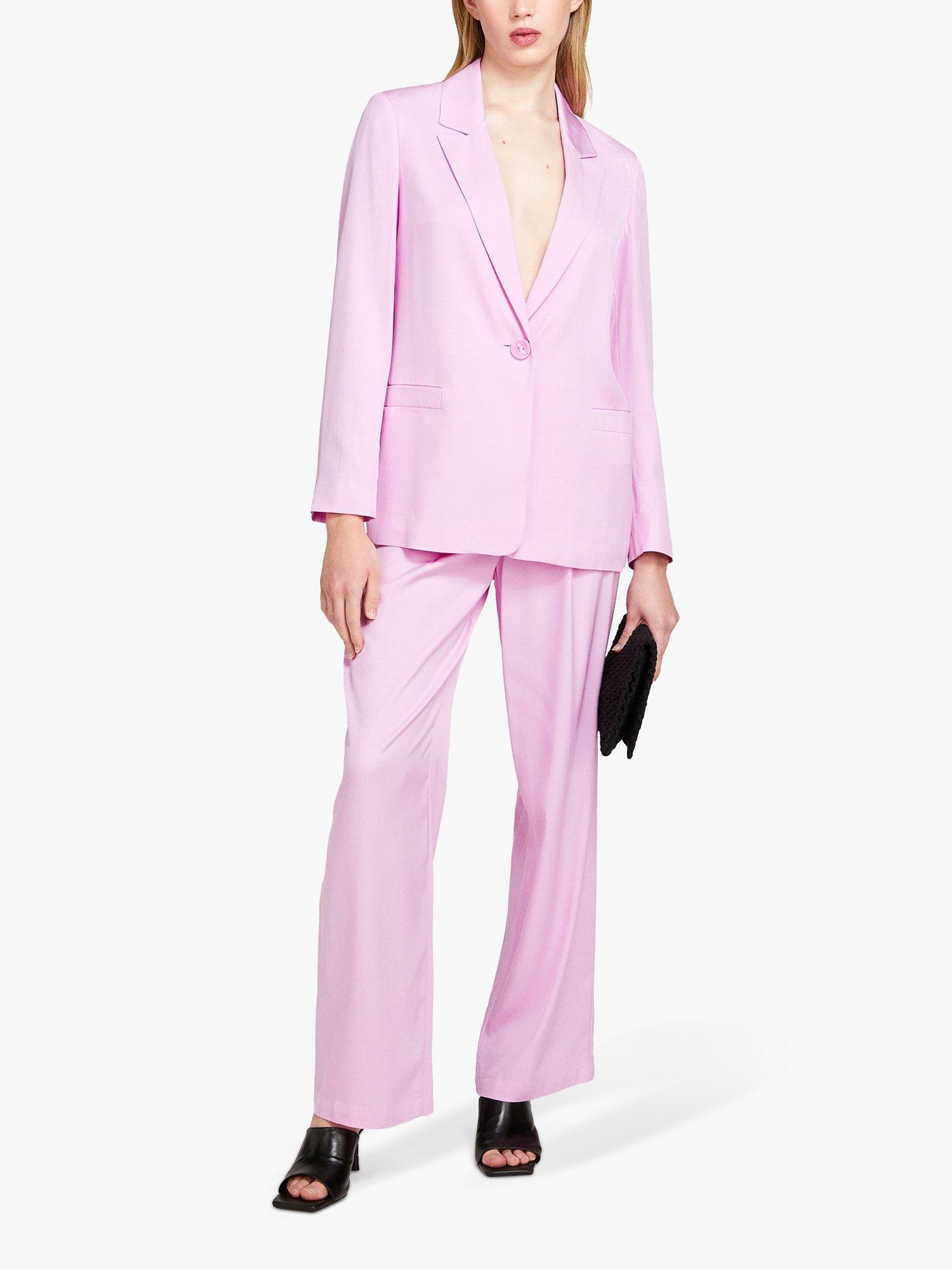 Product image 3 of 4, which shows SISLEY Single Breasted Blazer, Violet, 8