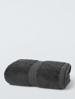 John Lewis Ultimate Hotel Towels containing TENCEL™ Lyocell, Dark Pewter