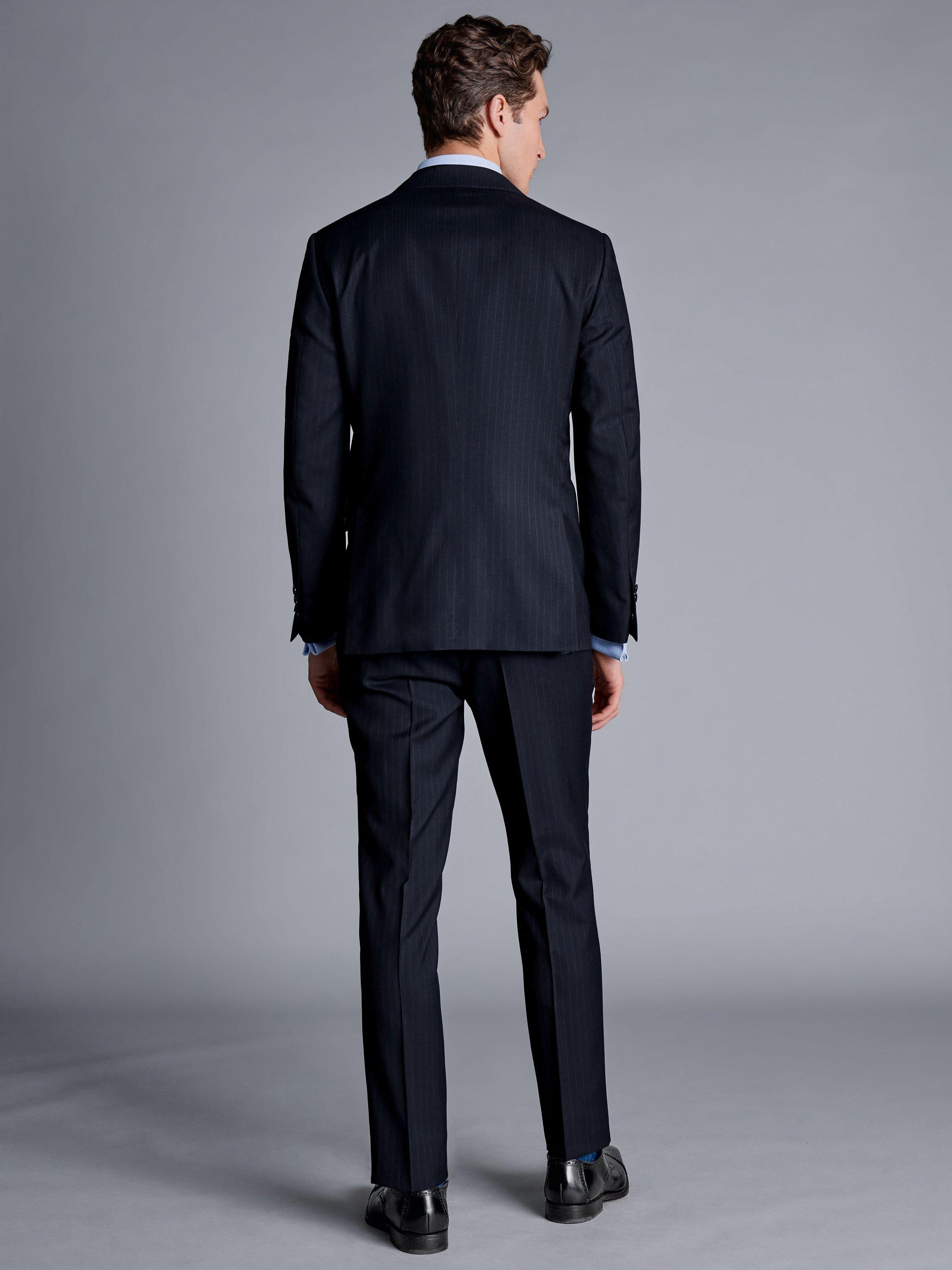 Product image 3 of 5, which shows Charles Tyrwhitt Slim Fit Wool Suit Jacket, Navy, 40S