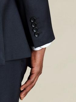 Charles Tyrwhitt Slim Fit Twill Suit Jacket, Navy - view 2, Navy
