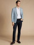 Charles Tyrwhitt Slim Fit Linen Blend Suit Jacket, Mid Blue