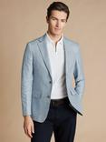 Charles Tyrwhitt Slim Fit Linen Blend Suit Jacket, Mid Blue