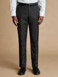 Charles Tyrwhitt Slim Fit Twill Trousers, Charcoal