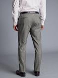 Charles Tyrwhitt Slim Fit Sharkskin Suit Trousers, Light Grey