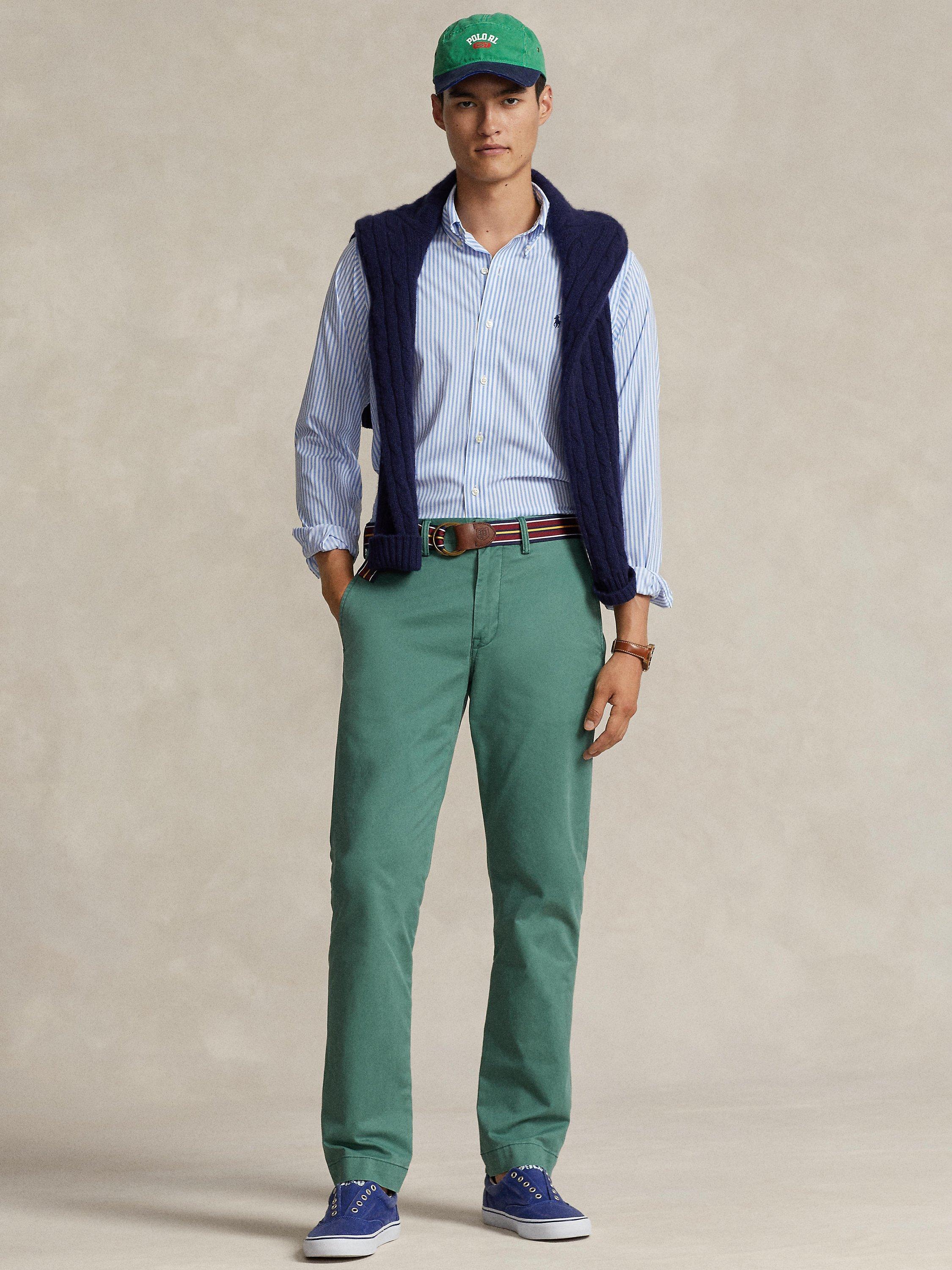Product image 4 of 5, which shows Ralph Lauren Polo Ralph Lauren Stretch Cotton Chinos, Washed Forest, 40R