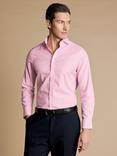 Charles Tyrwhitt Cutaway Collar Non-Iron Twill Shirt, Pink