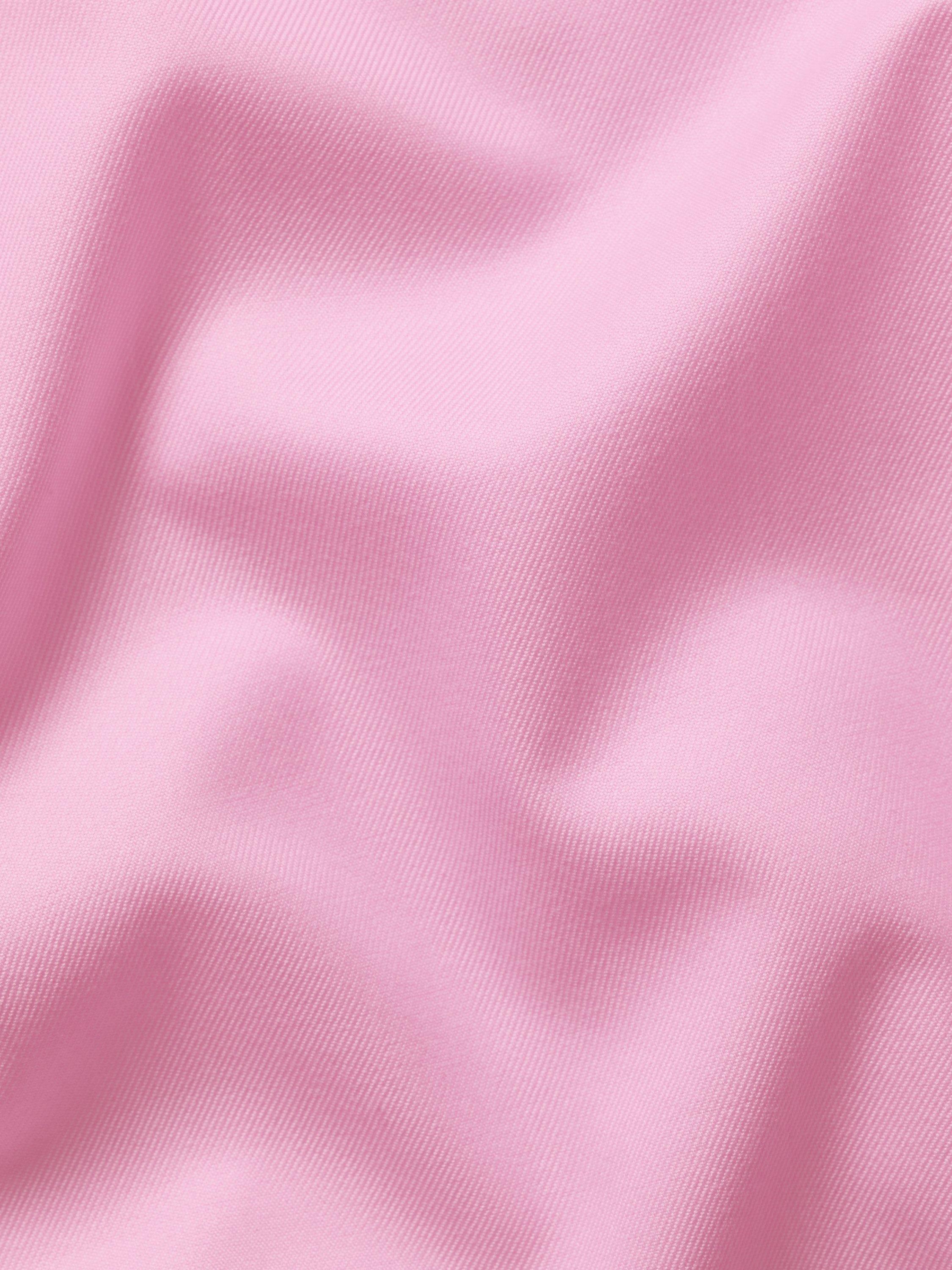 Product image 5 of 5, which shows Charles Tyrwhitt Cutaway Collar Non-Iron Twill Shirt, Pink, 15.5/R