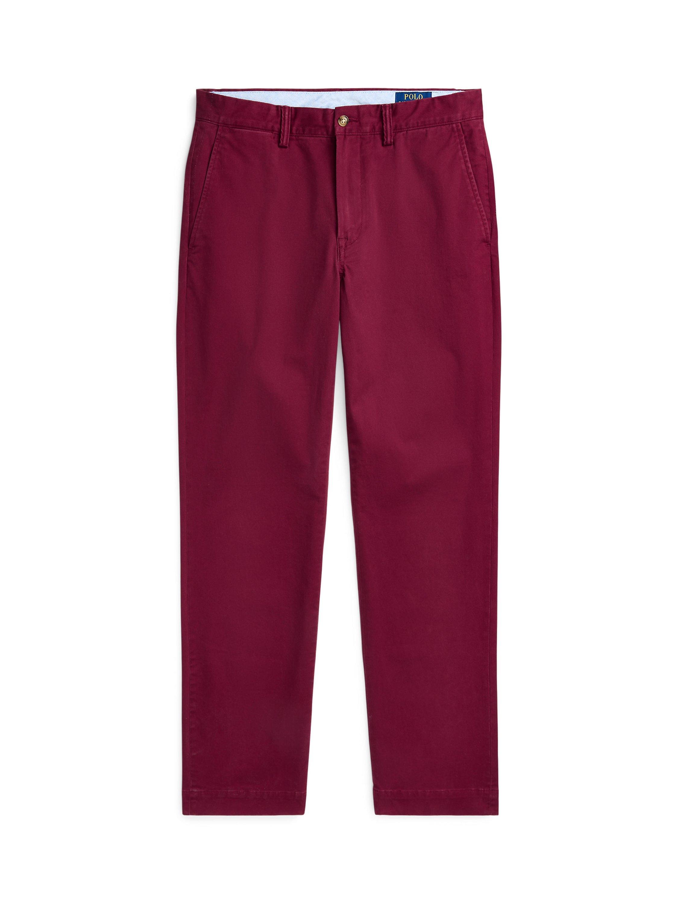 Product image 5 of 5, which shows Ralph Lauren Stretch Chino Trousers, Red Carpet, 40R
