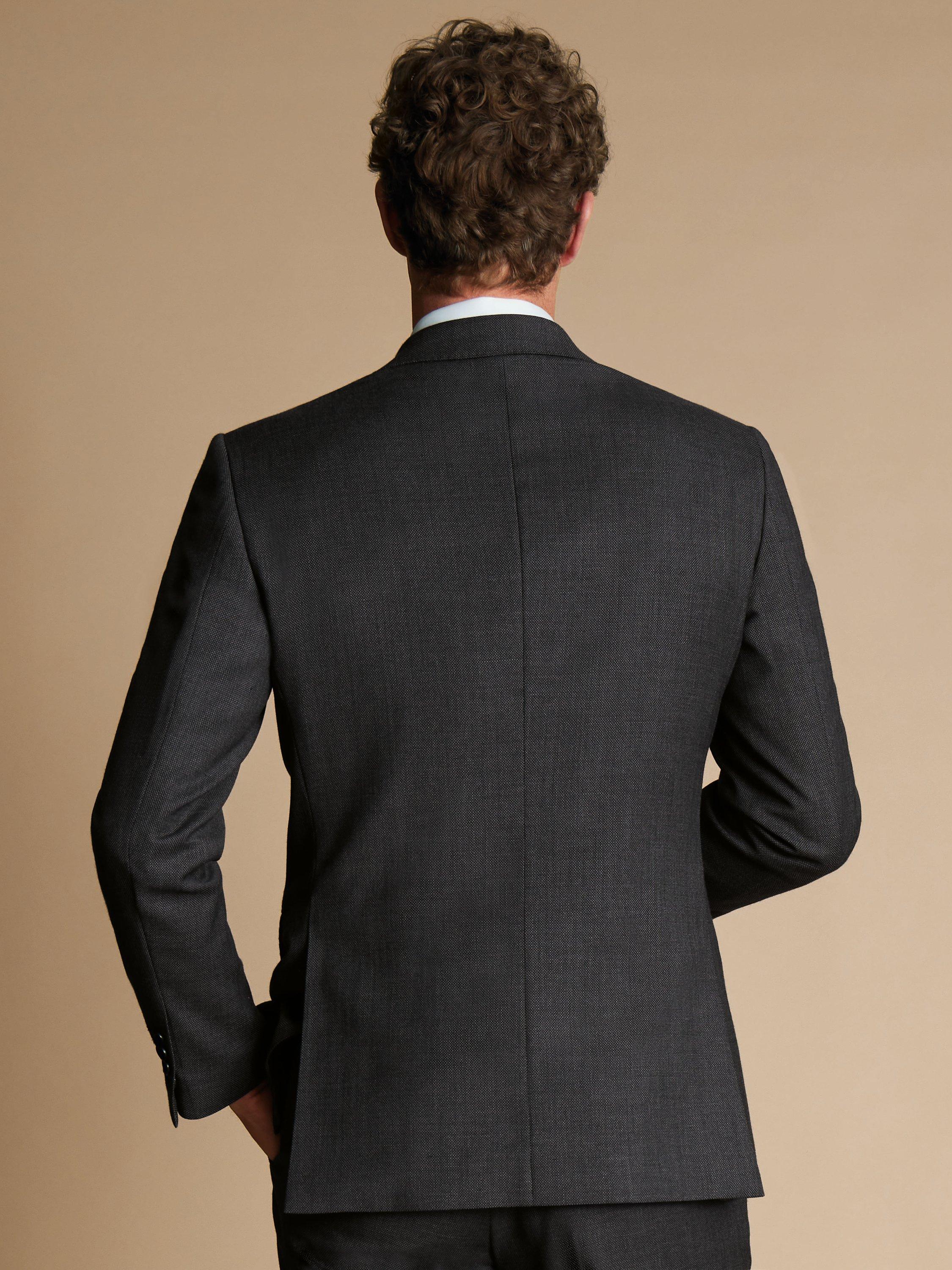 Product image 3 of 4, which shows Charles Tyrwhitt Ultimate Slim Fit Suit Jacket, Grey, 40S