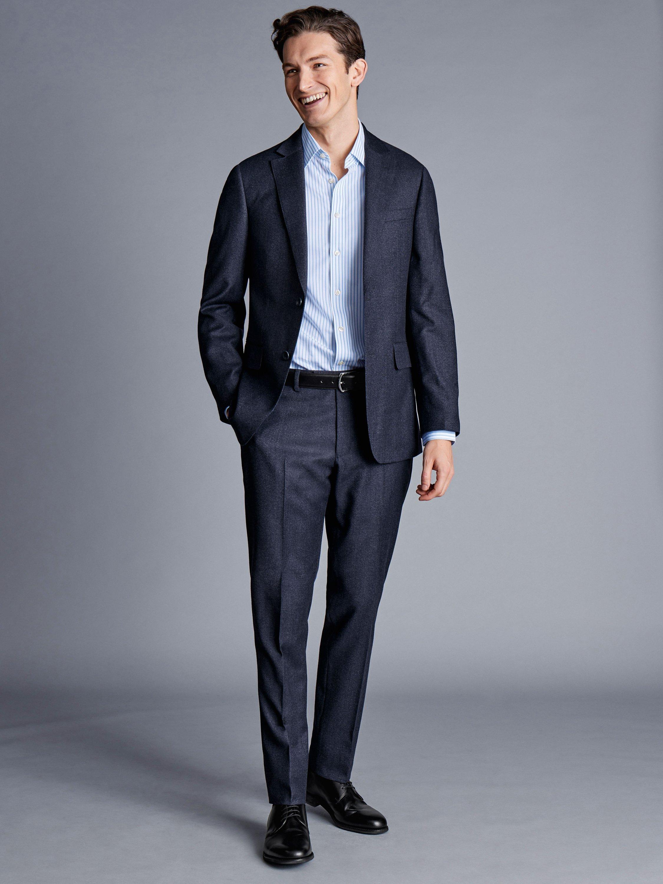 Charles Tyrwhitt Slim Fit Wool Suit Jacket, Denim Blue