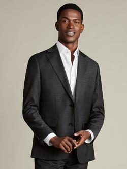 Charles Tyrwhitt Slim Fit Twill Jacket, Charcoal, Charcoal