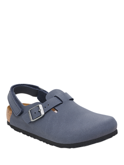 Birkenstock Kids' Tokio Nubuck Clog - view 2, Navy