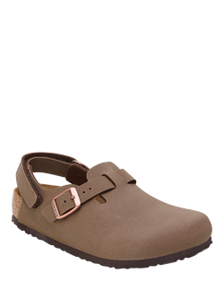 Birkenstock Kids' Tokio Nubuck Clog - view 2, Mocca Brown