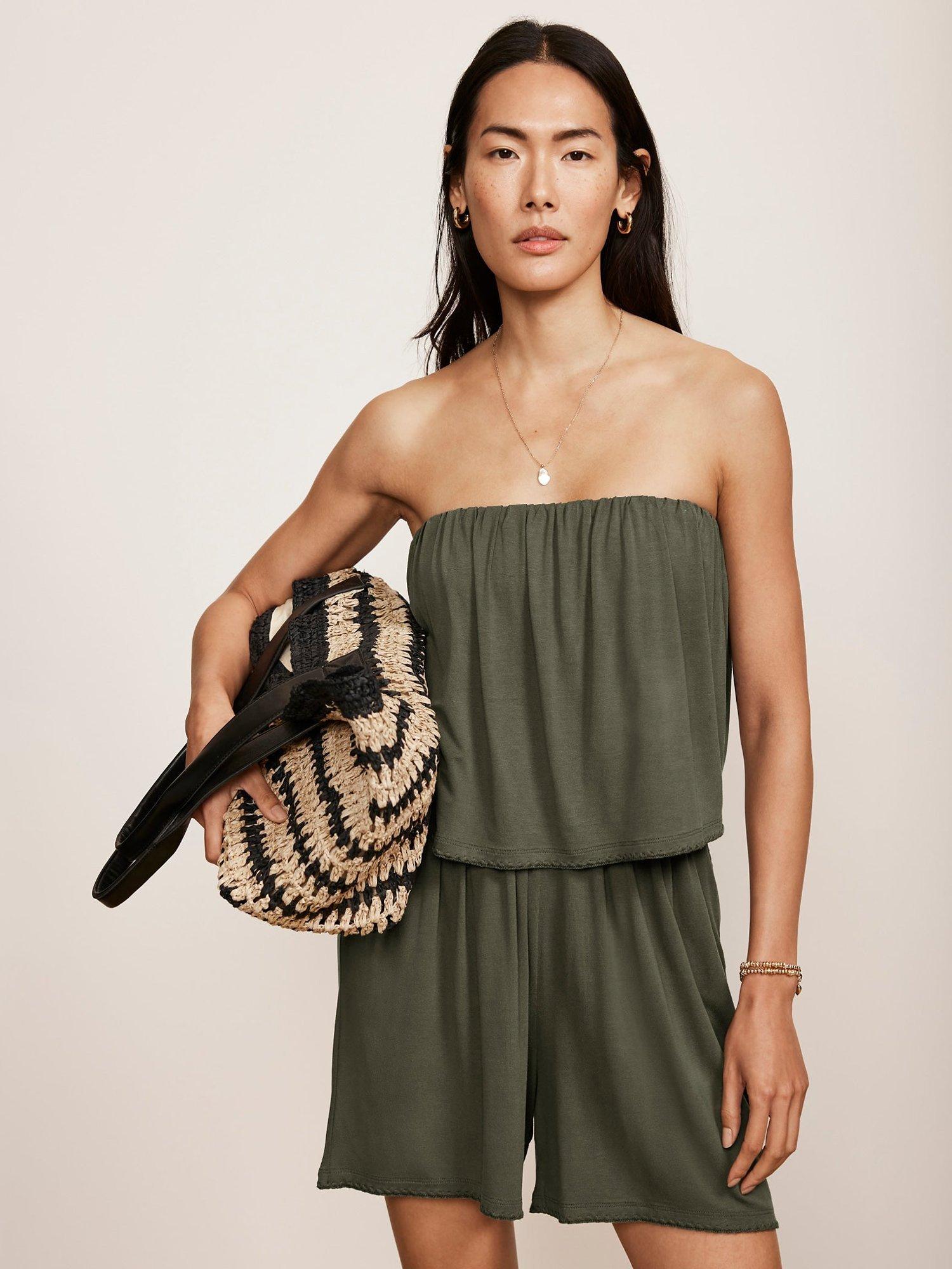 Mint velvet khaki jumpsuit online