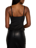 Good American Scuba U Corset Bodysuit, Black