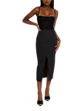 Good American Scuba Pencil Skirt, Black