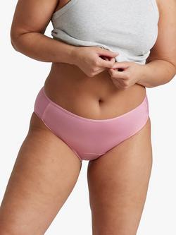 Love Luna Period Proof Midi Knickers, Pack of 2, Navy/Pink, Navy/Pink