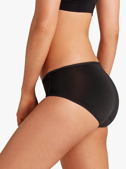 Love Luna Midi Brief Period Pants, Pack of 3, Black - view 2, Black