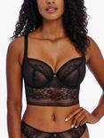Freya Sydnie Longline Bra, Black