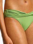 Seafolly Collective Twist Band Hipster Bikini Bottoms, Sage Sage