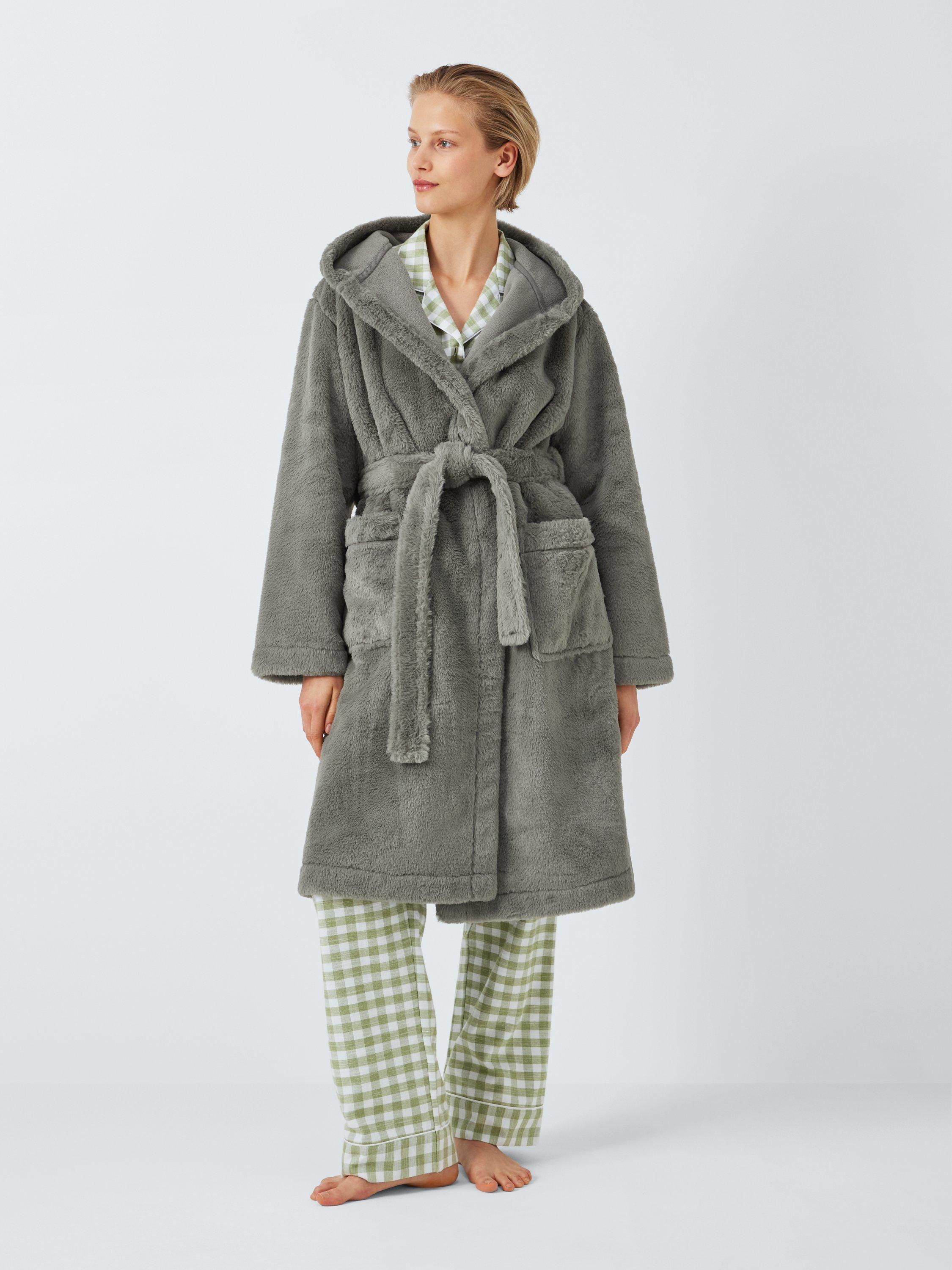 John lewis grey dressing gown best sale