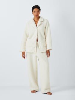 John Lewis Borg Pyjama Set, Ivory, Ivory