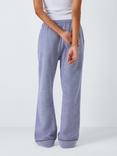 John Lewis Cotton Herringbone Pyjama Bottoms, Navy/Ivory