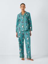 Cyberjammies Parker Penguin Pyjama Top Grey