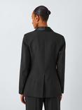 John Lewis Single Breasted Tuxedo Jacket, Black