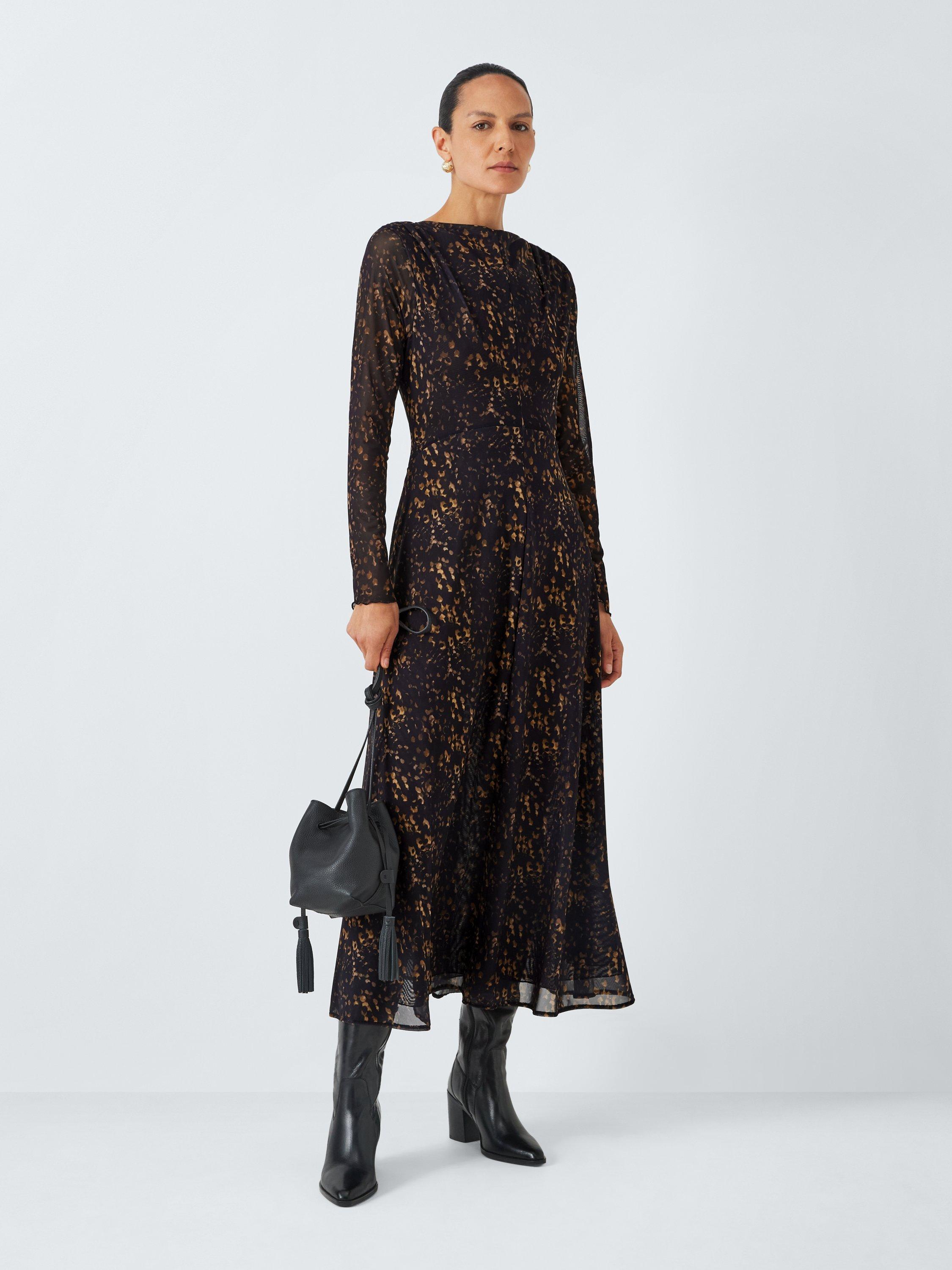 John lewis long sleeve maxi dress best sale