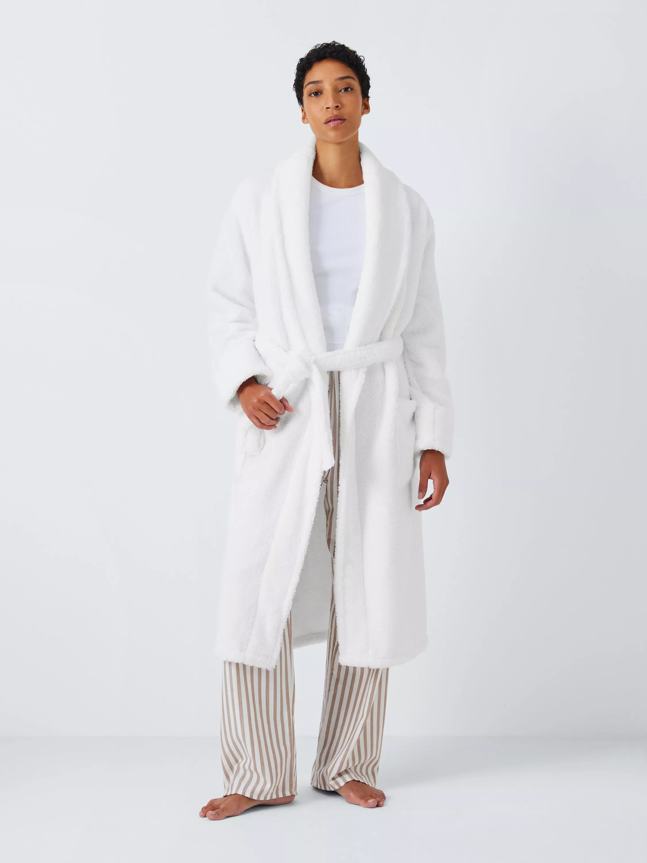 Women s White Robes Dressing Gowns John Lewis Partners