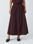 John Lewis Taffeta Skirt, Berry