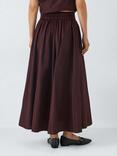 John Lewis Taffeta Skirt, Berry