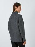 John Lewis Donegal Wool Blend Roll Neck Jumper