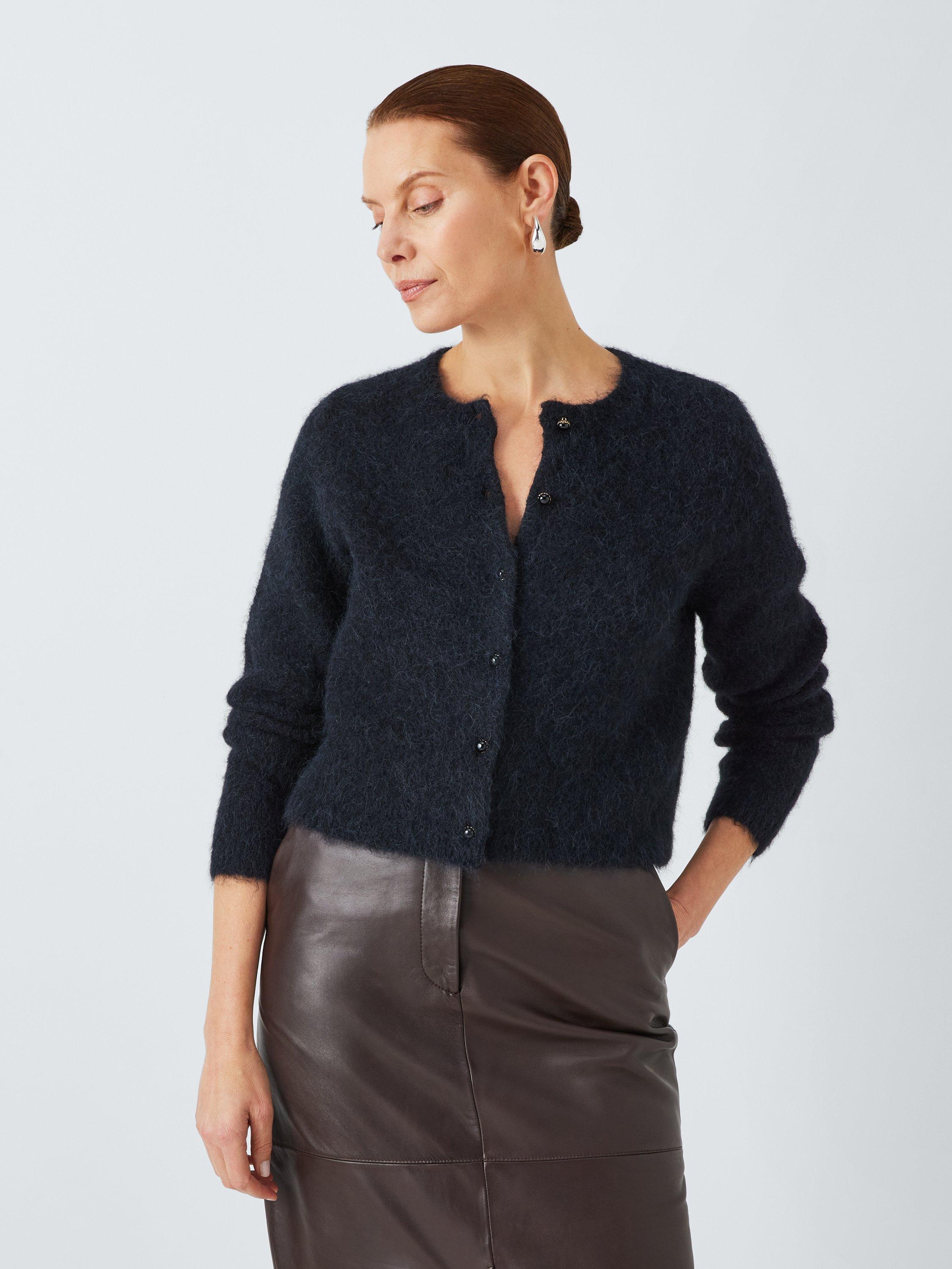 John Lewis Fluffy Alpaca Wool Blend Cardigan