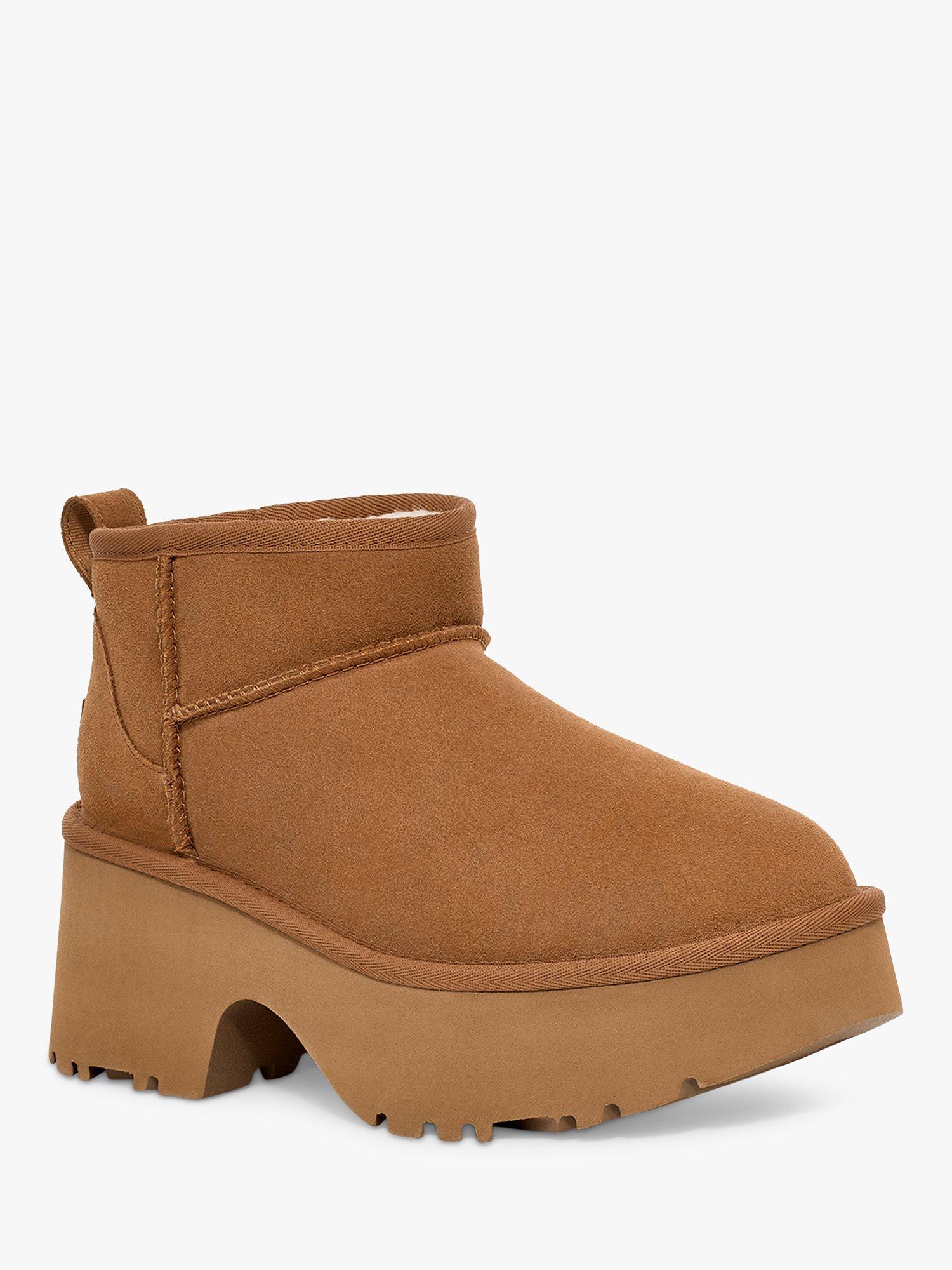 UGG Classic Ultra Mini New Heights Boots Chestnut