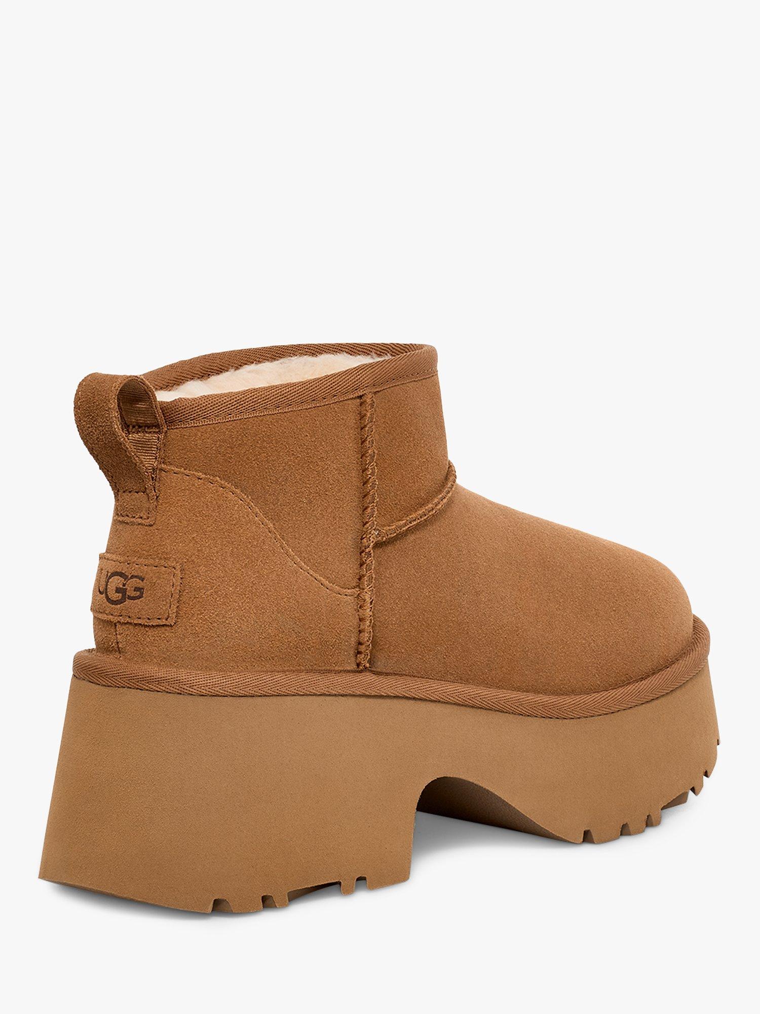 UGG Classic Ultra Mini New Heights Boots Chestnut