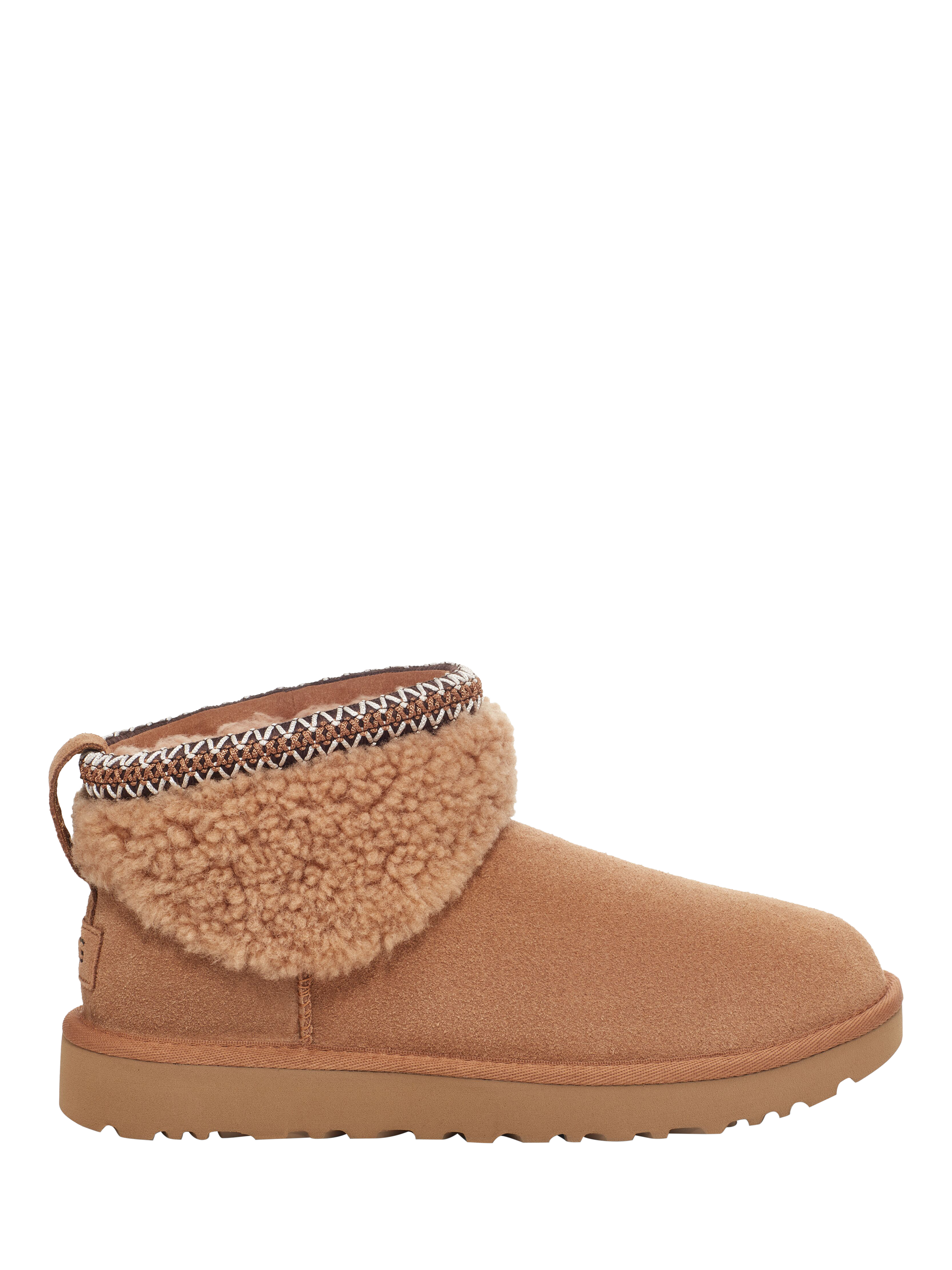 UGG Classic Ultra Mini Maxi Curly Boots Chestnut 5